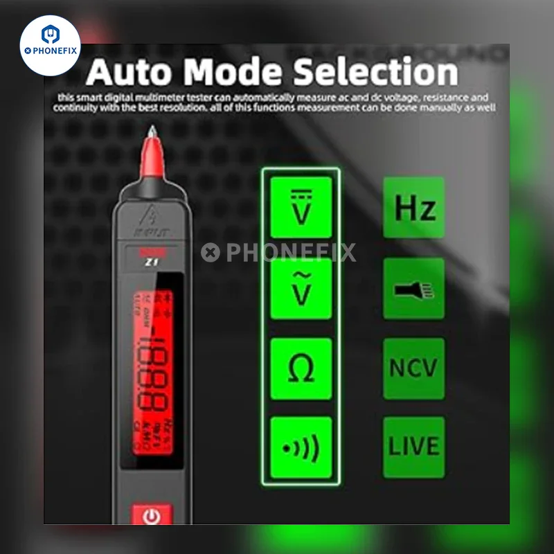 BSIDE Rechargeable Voltage Non-Contact Voltage Detector Pen - Image 12