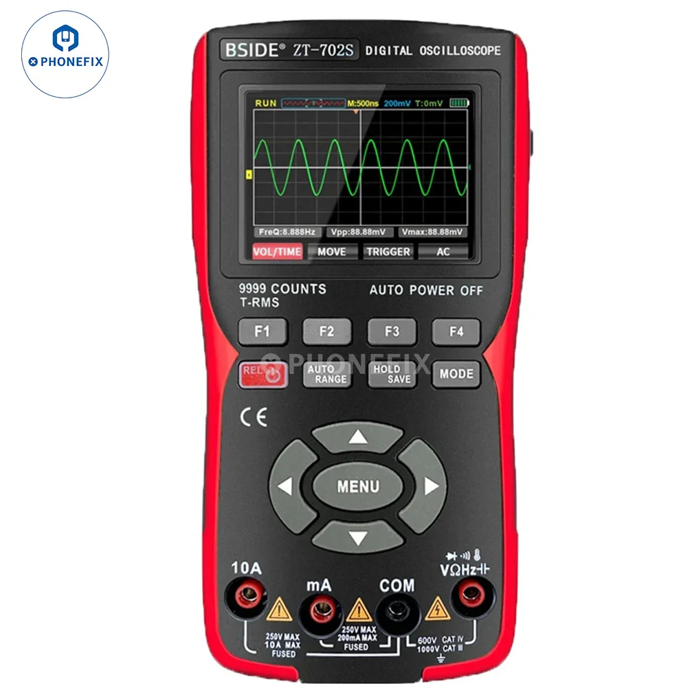 BSIDE Digital Color Screen High-precision Oscilloscope Multimeter - Image 5