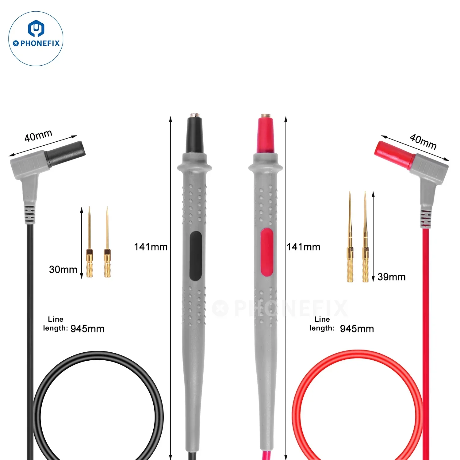 BST-050 Digital Multimeter Super Fine Test Leads Pen Cable - Image 19