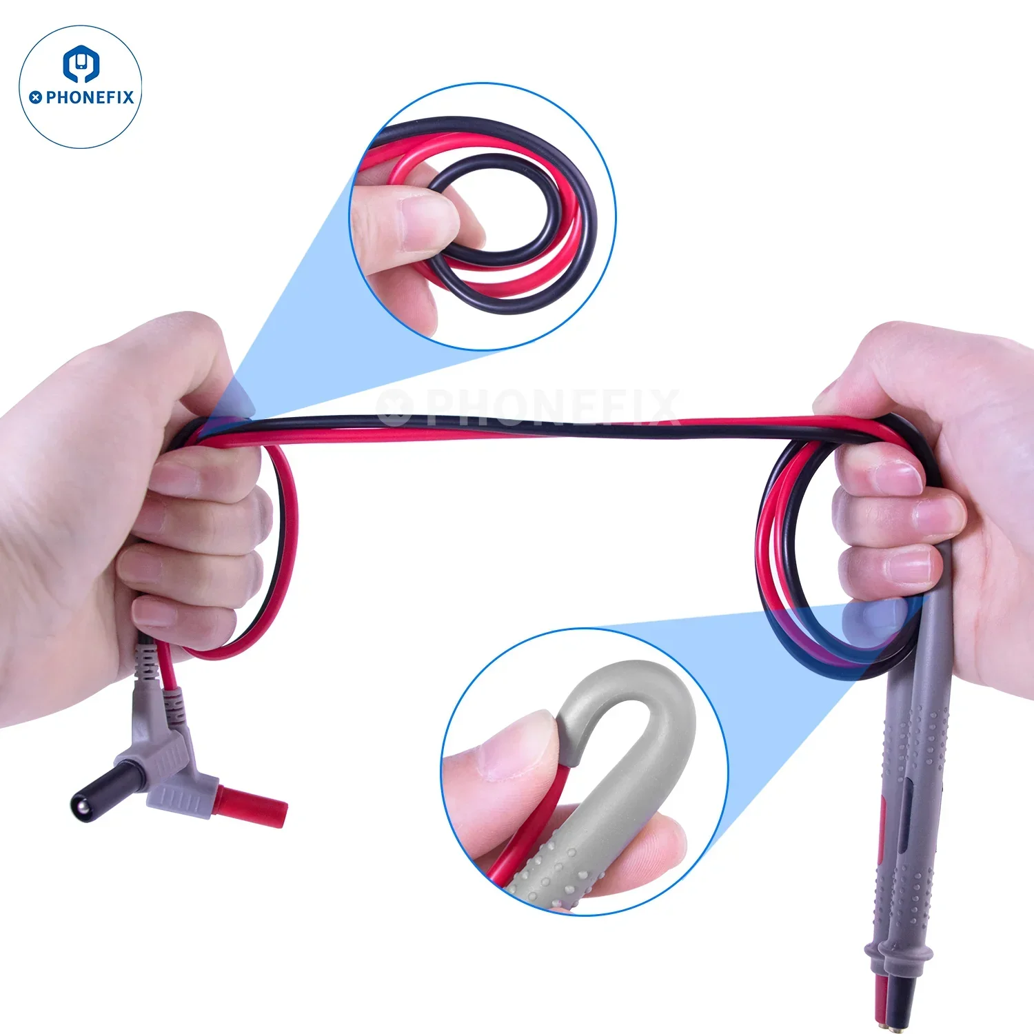 BST-050 Digital Multimeter Super Fine Test Leads Pen Cable - Image 20