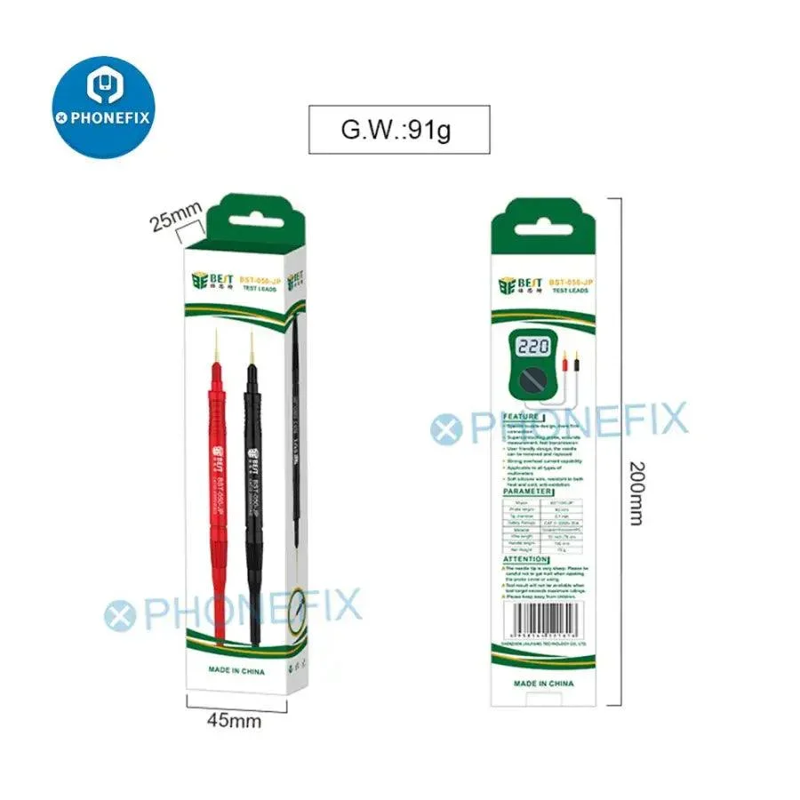 BST-050 Digital Multimeter Super Fine Test Leads Pen Cable - Image 8