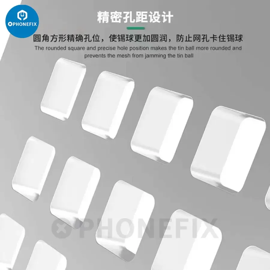 BST-081 Universal CPU Reballing Tin Planting Table for iPhone CPU Chip - Image 3