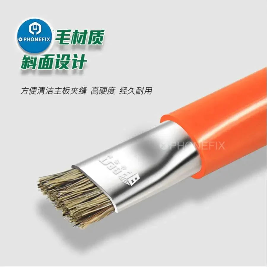 BST-71 Anti-Static Brush Double Head Hard Brush For PCB BGA Repair - Image 5