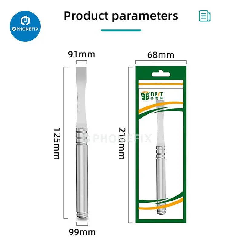 BST-75 Ultra-Thin Disassembly Blade Metal Spudger Screen Opener - Image 5