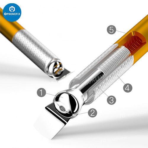 BST-76 12 In 1 Phone Repair Pry Knife Set CPU Glue Removal Blade - Image 5