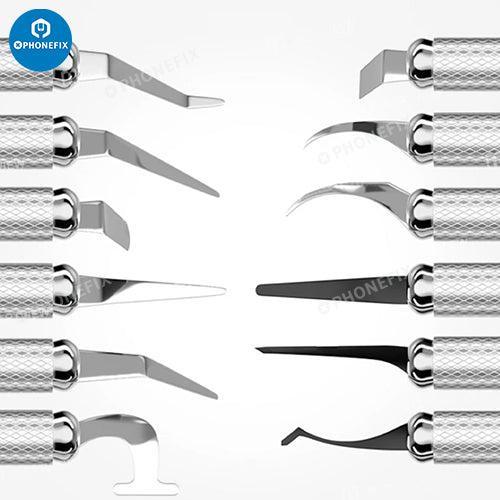 BST-76 12 In 1 Phone Repair Pry Knife Set CPU Glue Removal Blade - Image 6