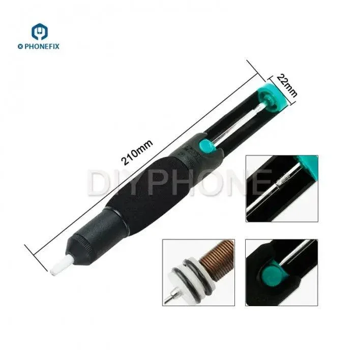 BTS-108 Vacuum Suction Tin Pen Soldering Iron Tin Sucker Removal Tool - Image 2