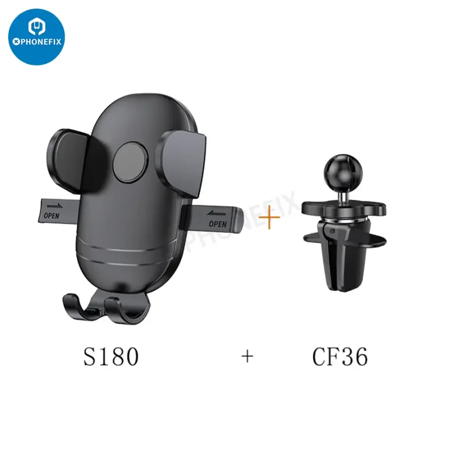 Car Phone Holder Dashboard Air Vent Smartphone Mount - Image 12