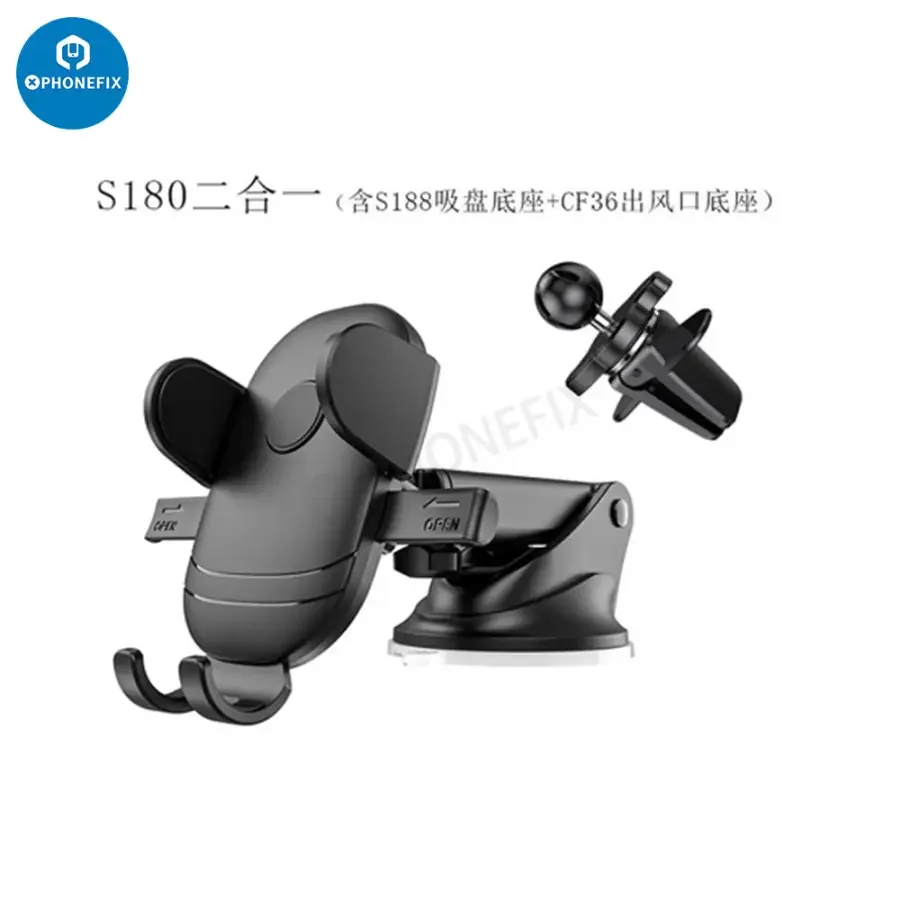Car Phone Holder Dashboard Air Vent Smartphone Mount - Image 13