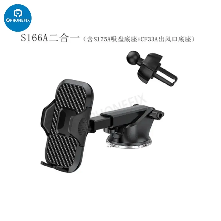 Car Phone Holder Dashboard Air Vent Smartphone Mount - Image 16