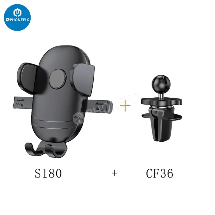 Car Phone Holder Dashboard Air Vent Smartphone Mount - Image 17
