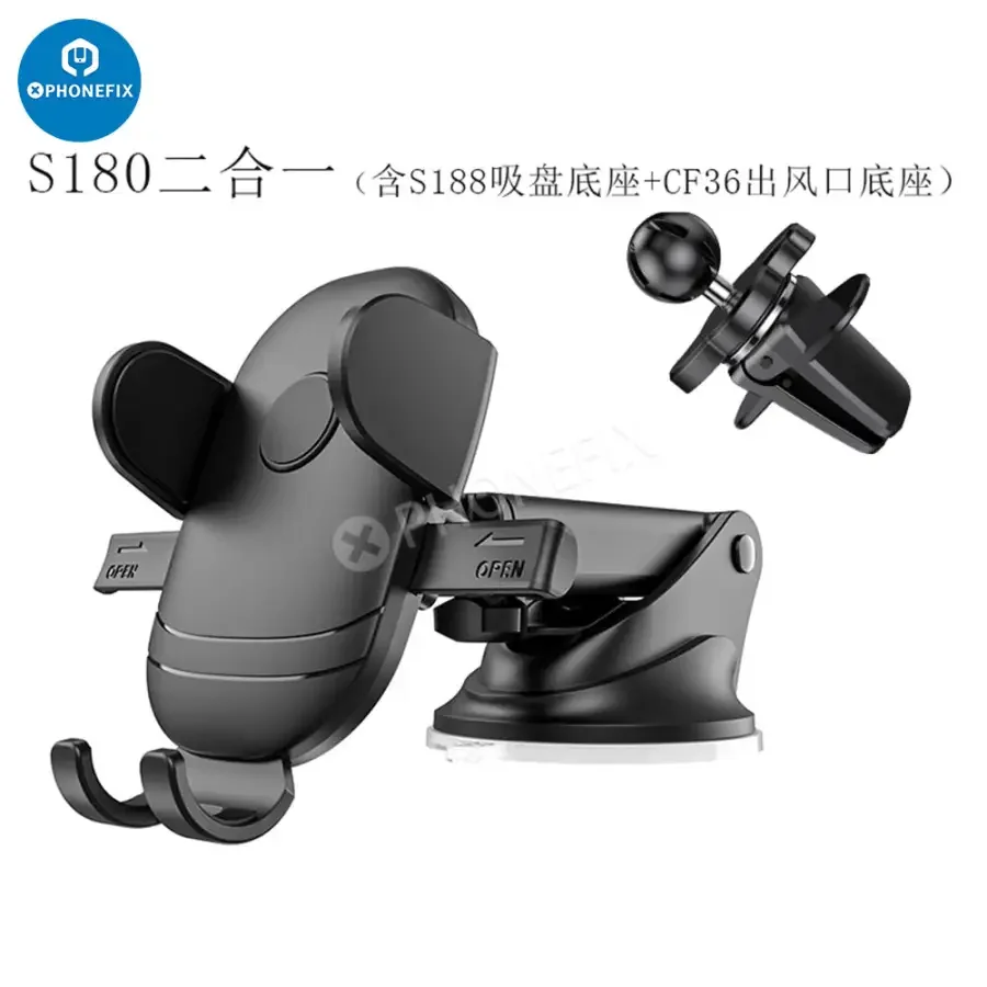 Car Phone Holder Dashboard Air Vent Smartphone Mount - Image 18