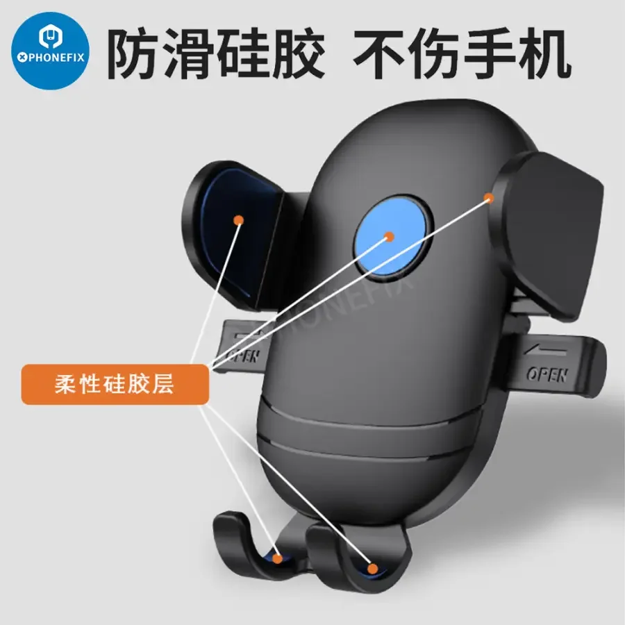 Car Phone Holder Dashboard Air Vent Smartphone Mount - Image 6