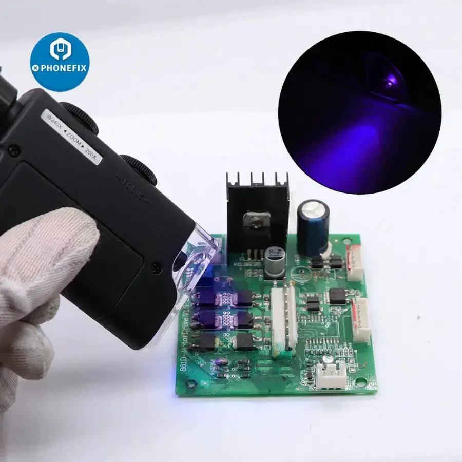 Carson MicroBrite Plus LED Lighted 60X-240X Pocket Microscope - Image 4