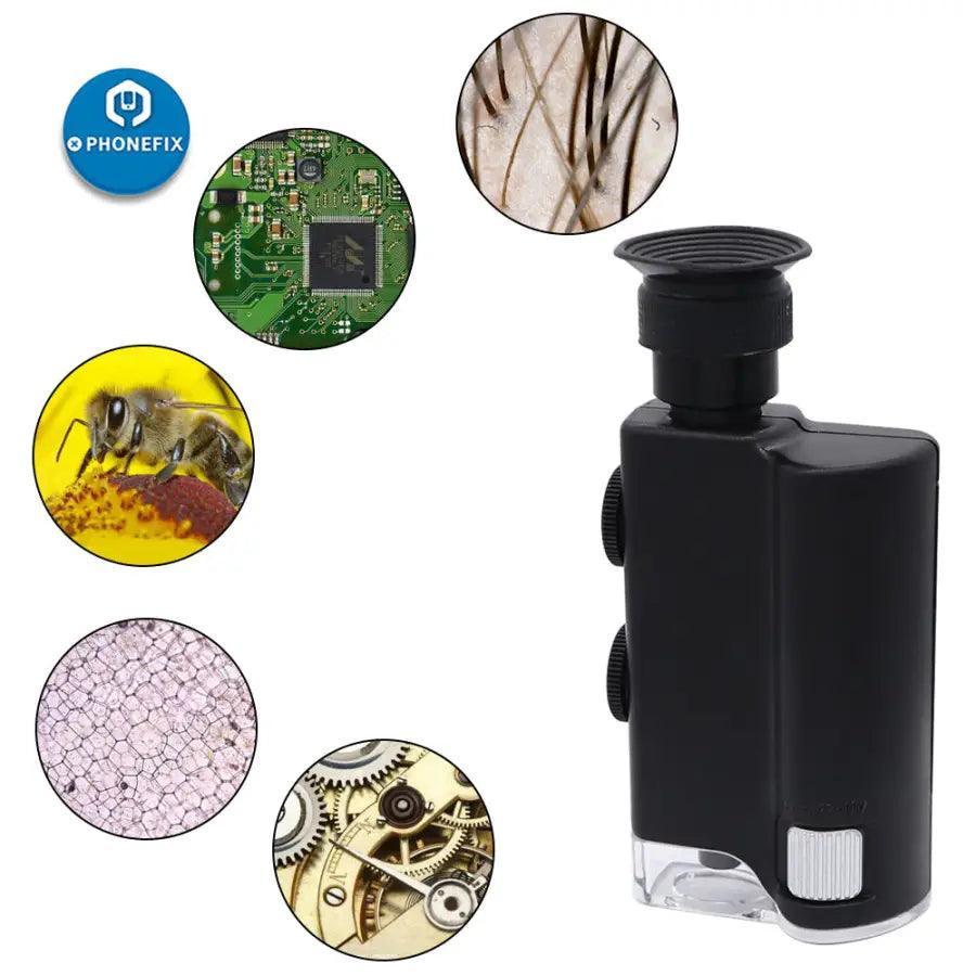 Carson MicroBrite Plus LED Lighted 60X-240X Pocket Microscope - Image 9