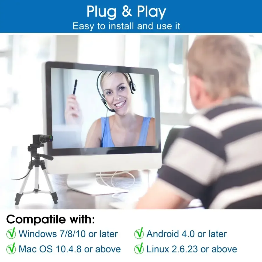 CCTV High Resolution 8MP USB Webcam Indurstrial USB Video Camera - Image 13