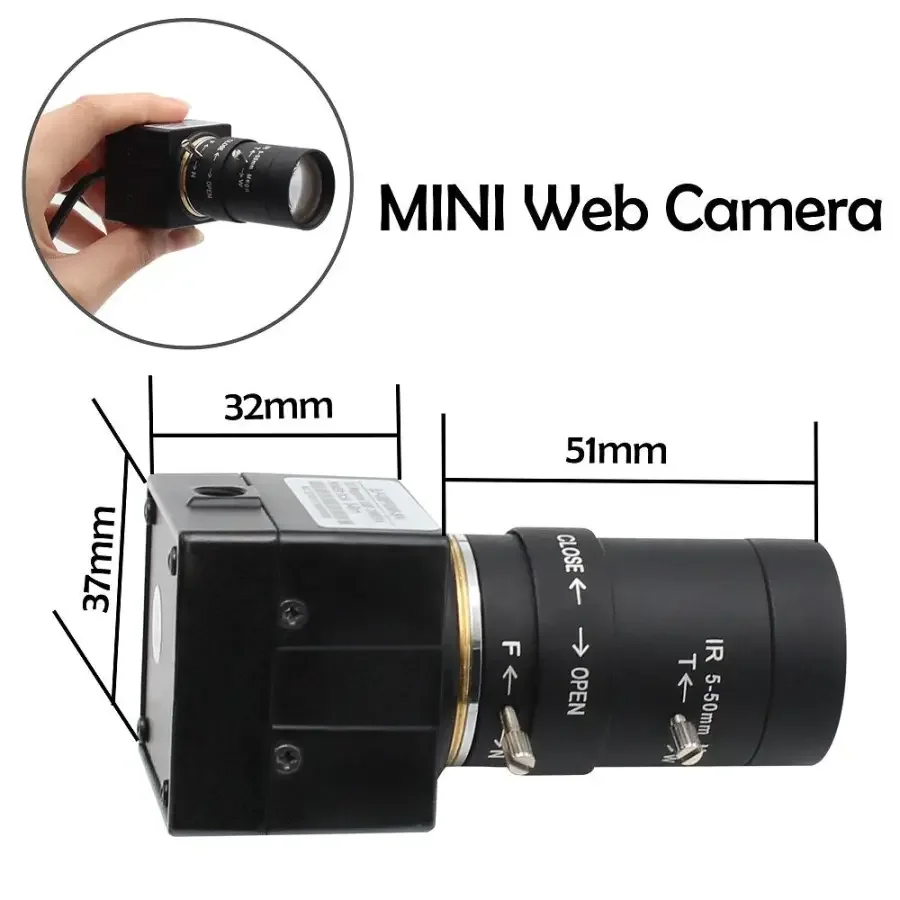 CCTV High Resolution 8MP USB Webcam Indurstrial USB Video Camera - Image 3