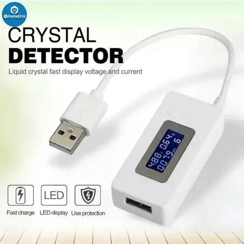 Charger USB Port Output Voltage Amps Meter Tester Multimeter - Image 6