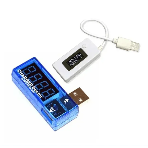 Charger USB Port Output Voltage Amps Meter Tester Multimeter - Image 7