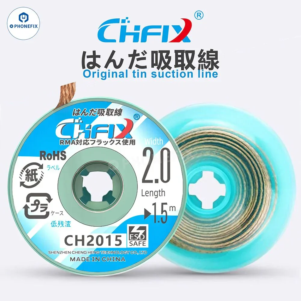 CHFIX CH2015 Desoldering Wicks Original ESD Safe PCB Solder Wire - Image 3