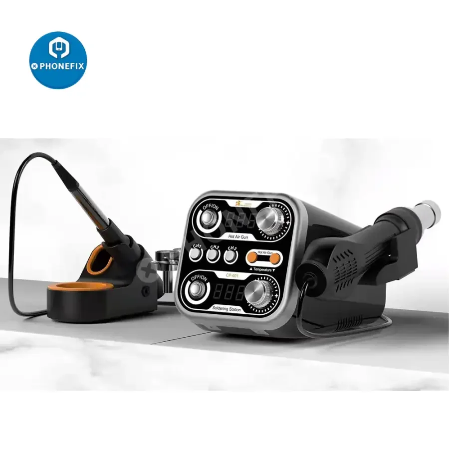 CP-401 Heat Gun CP-601 2 in 1 Heat Air Gun Soldering Station - Image 2