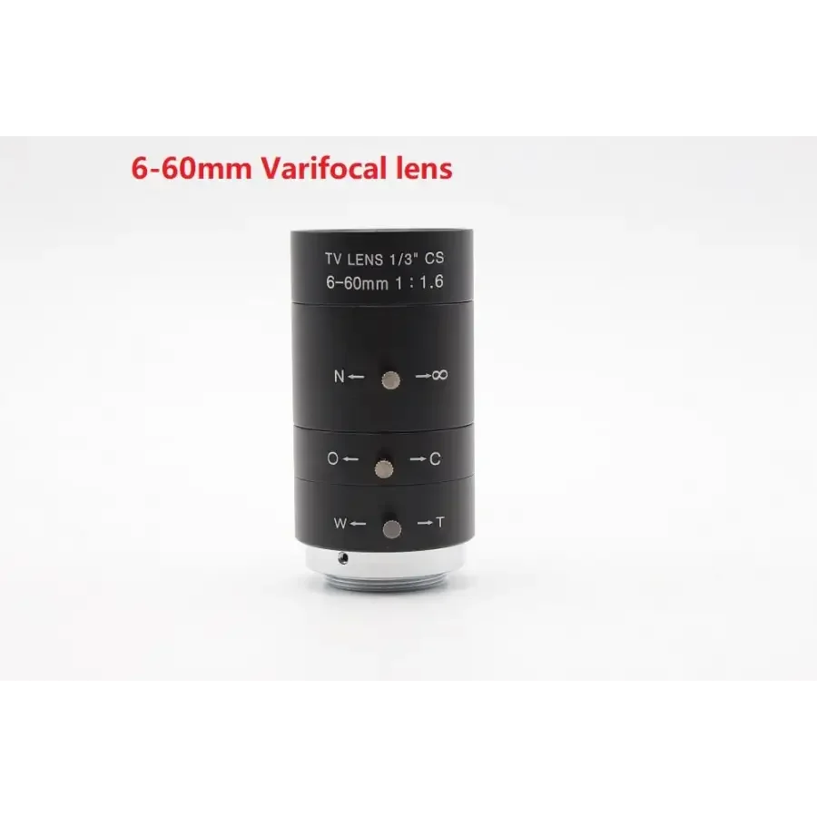 CS Mount Fixed Focus len CCTV Manual Zoom USB Cameras Lens - Image 2