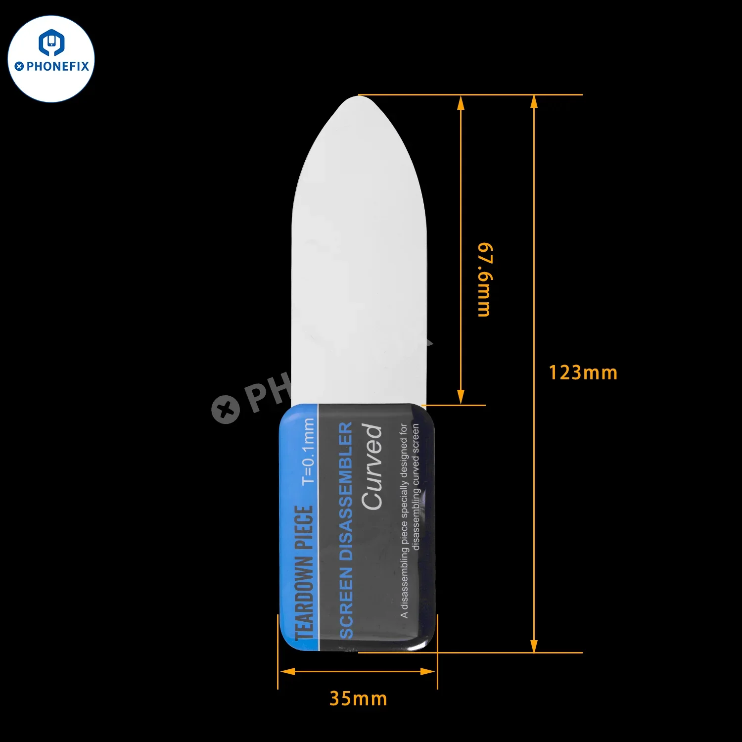 Curved LCD Screen Opening Metal Pry Phone Disassemble Repair Tool - Image 17