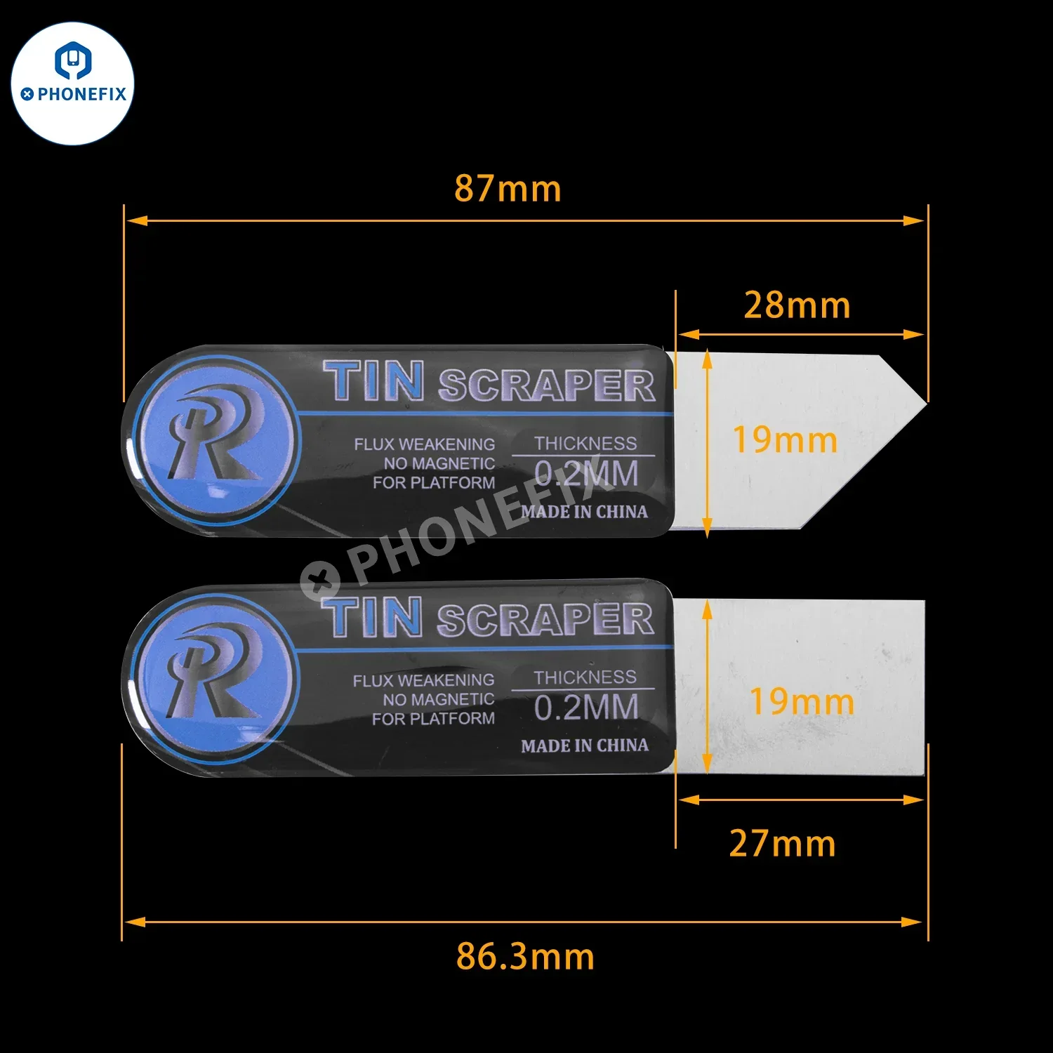 Curved LCD Screen Opening Metal Pry Phone Disassemble Repair Tool - Image 4