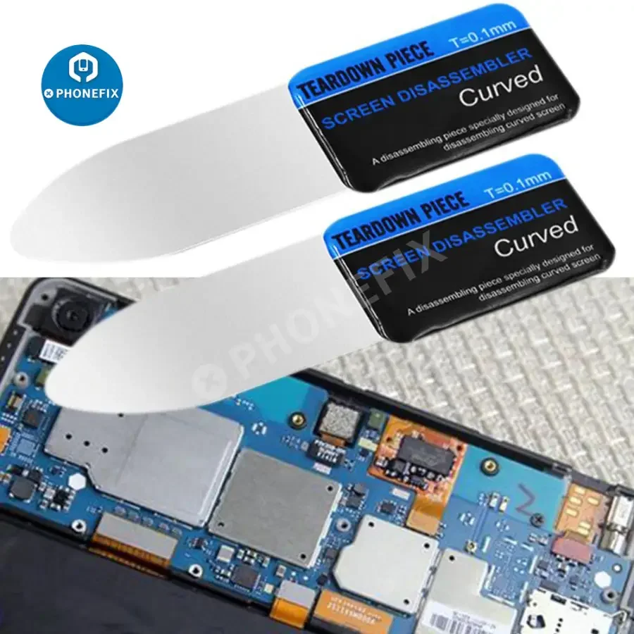 Curved LCD Screen Opening Metal Pry Phone Disassemble Repair Tool - Image 7