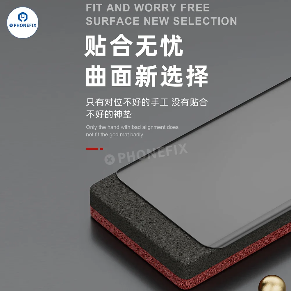 Curved Screen Bonding Pad Phone Edge LCD Fitting Sponge Mat - Image 2
