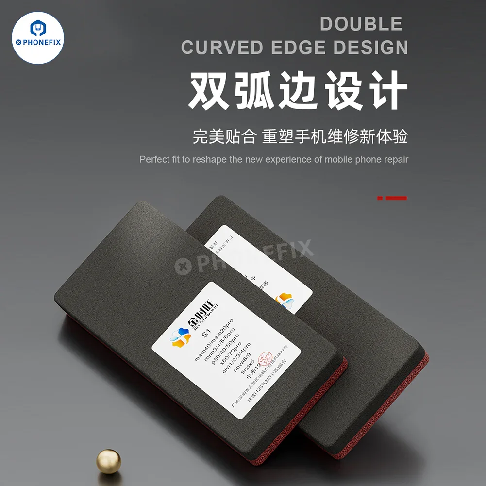Curved Screen Bonding Pad Phone Edge LCD Fitting Sponge Mat - Image 3