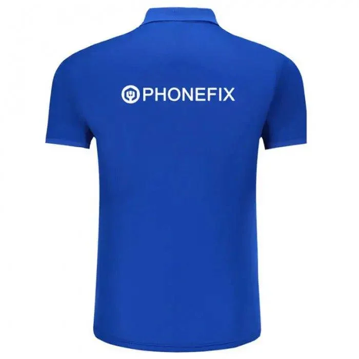 Customized T Shirt Clothes Blue T-shirt for DIY Your Own Brand Logo - Image 4