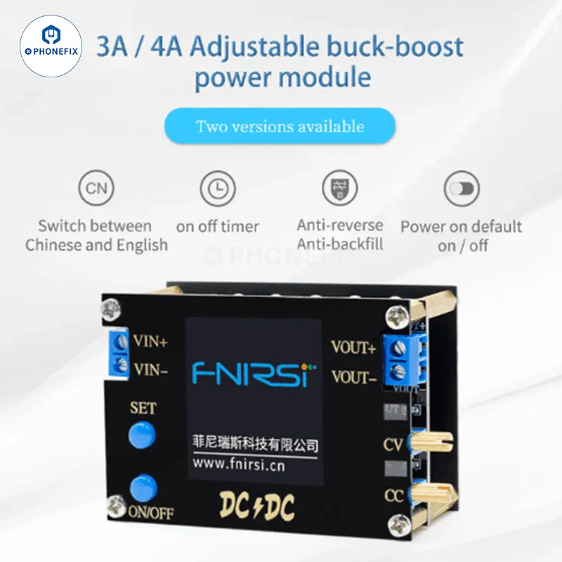 FNIRSI DC DC Automatic Boost Buck Converter CC CV Power Module - Image 4