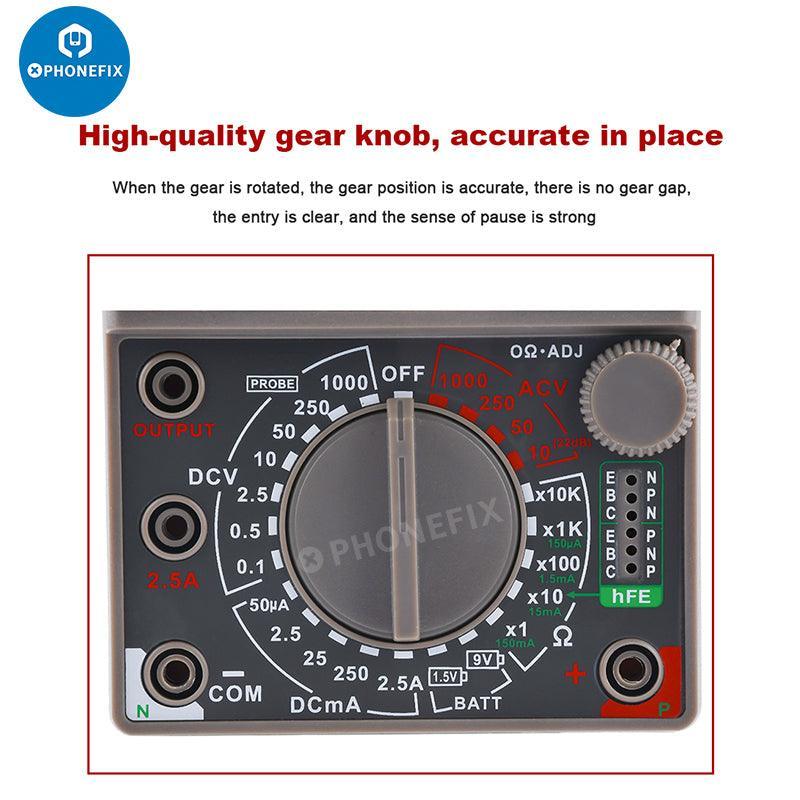 DE-960TR Pointer Automatic Multimeter Universal PCB Fault Testing Tool - Image 3
