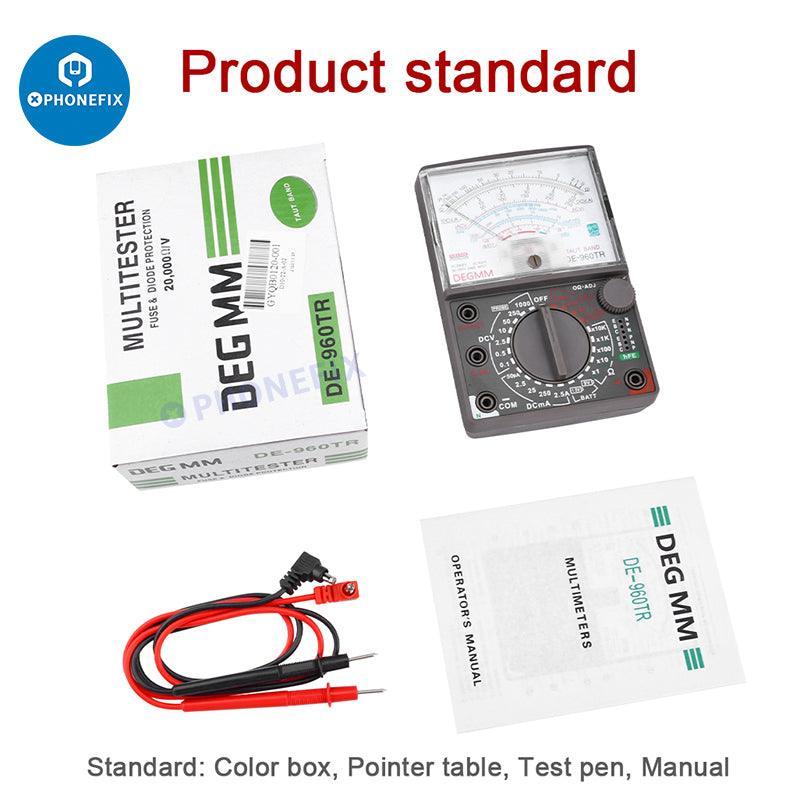 DE-960TR Pointer Automatic Multimeter Universal PCB Fault Testing Tool - Image 4