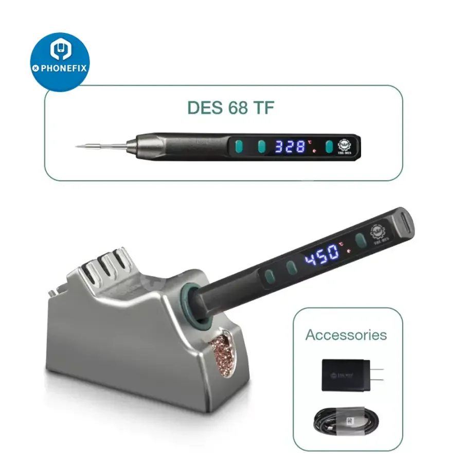 DES 68 TE TF TH Mini Nano Soldering Station Digital Welding Tool - Image 4