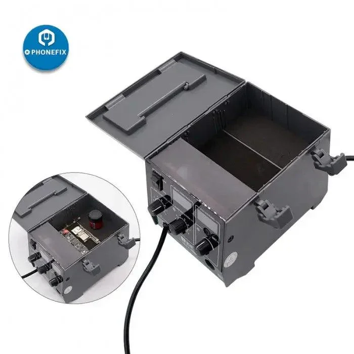 DES H92 2 in 1 Precision Hot Air Gun SMD Soldering Rework Station - Image 3