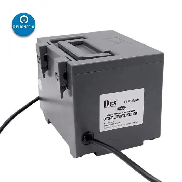 DES H92 2 in 1 Precision Hot Air Gun SMD Soldering Rework Station - Image 4