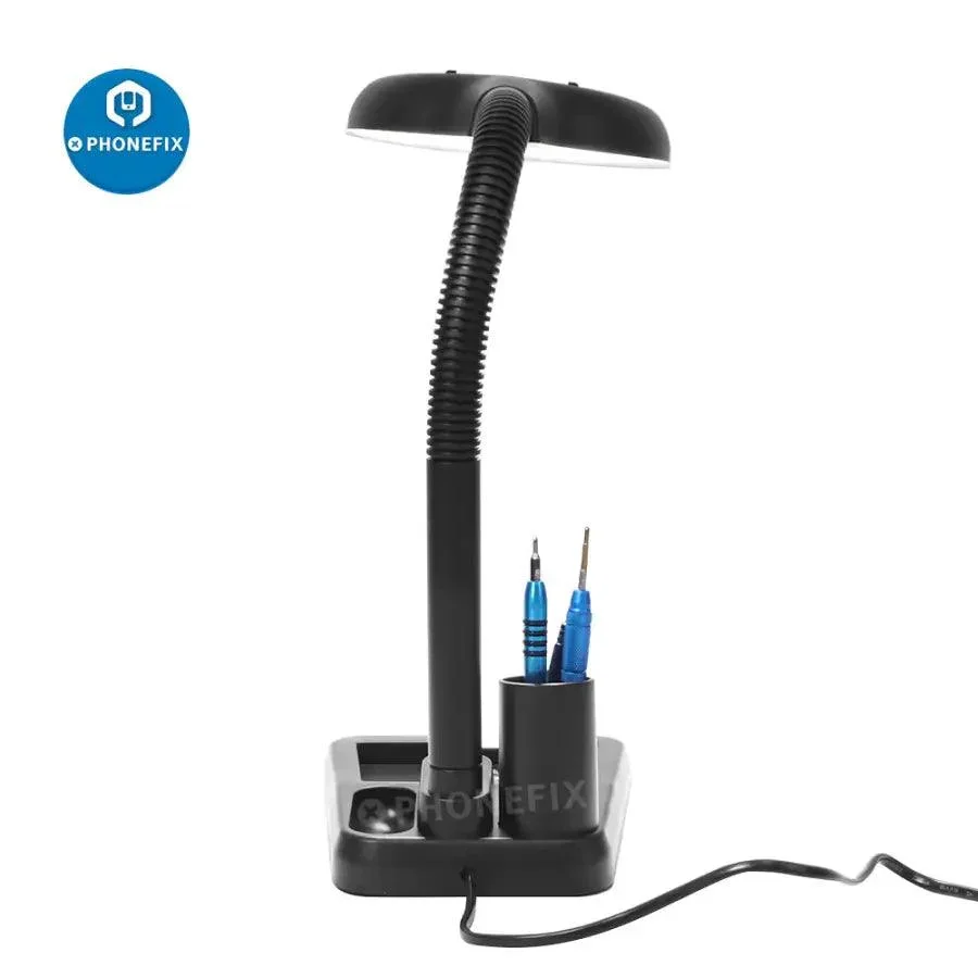 Desktop 10 Times HD Magnifying Glass with Adjustable LED Lamp - Image 8