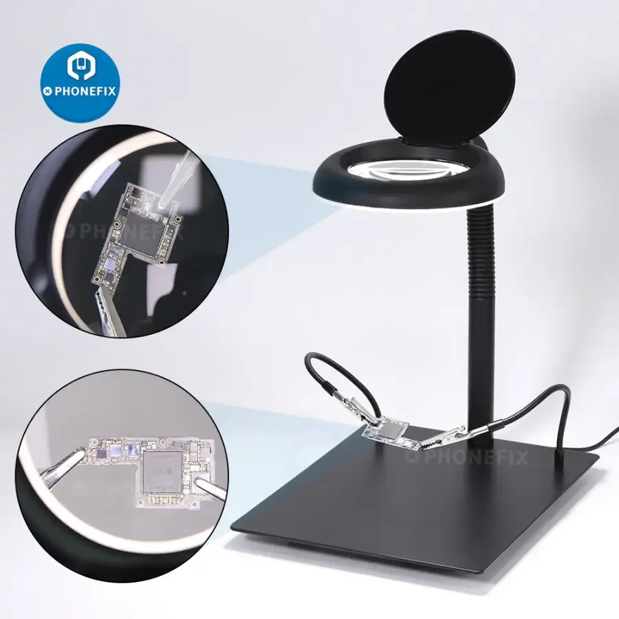 Desktop 18W Magnifier Light 40 LED Lamp PCB Illuminating Repair - Image 2