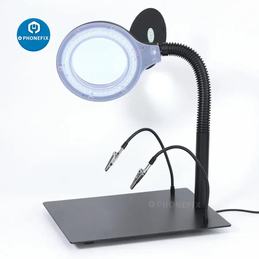 Desktop 18W Magnifier Light 40 LED Lamp PCB Illuminating Repair - Image 7