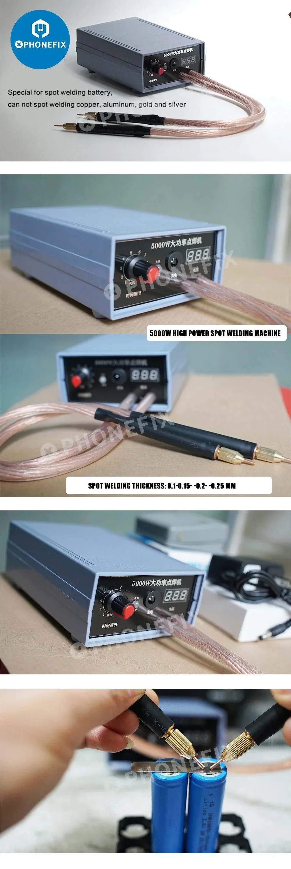 DH20Pro Portable Spot Soldering Machine With Quick Release Pen - Image 7