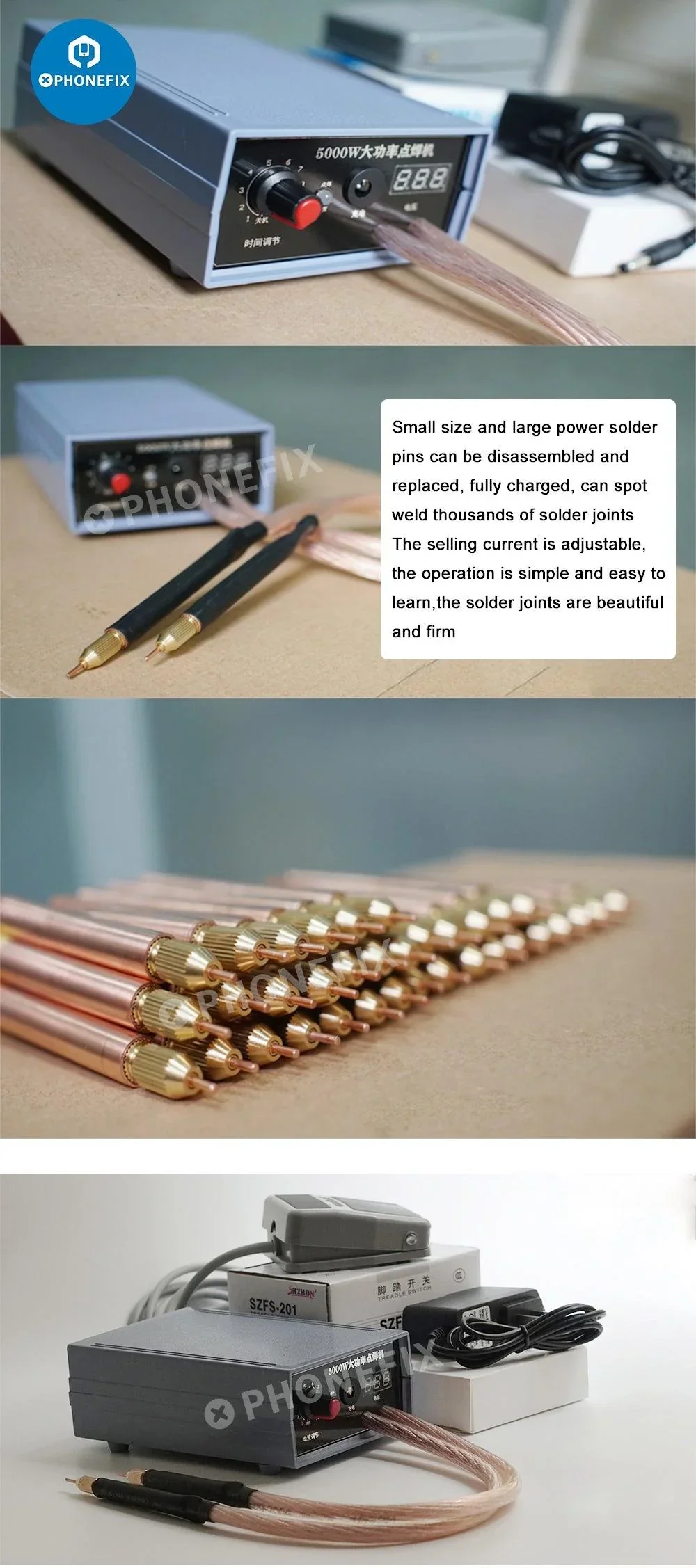 DH20Pro Portable Spot Soldering Machine With Quick Release Pen - Image 8