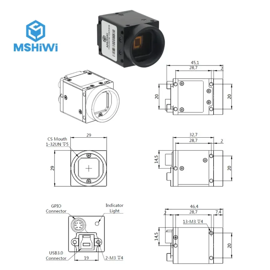 Digital USB3.0 Vision Camera Global Shutter industrial camera machine Vision - Image 24