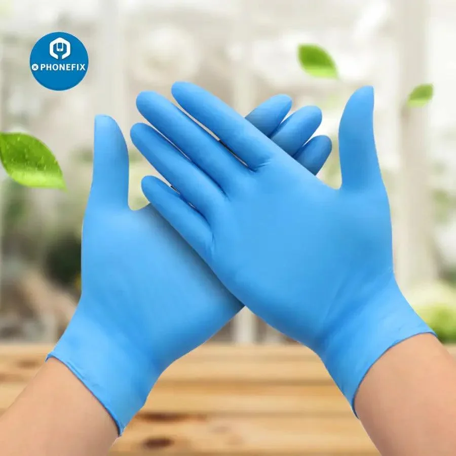 Disposable Latex Rubber Gloves Anti-static PVC Cleaning Gloves - Image 3