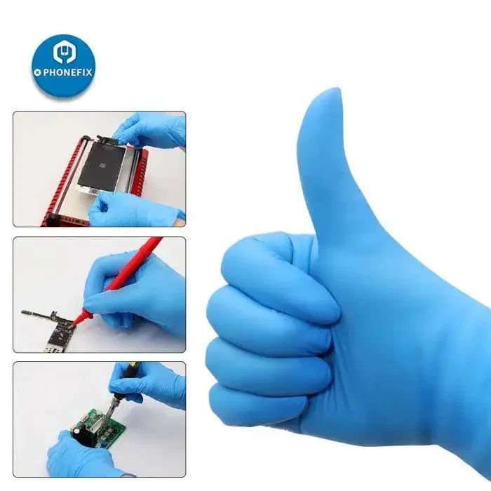 Disposable Latex Rubber Gloves Anti-static PVC Cleaning Gloves - Image 4
