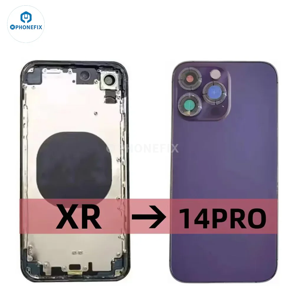 DIY iPhone XR Back Housing To iPhone 14 Pro/15 Pro Battery Cover - Image 4