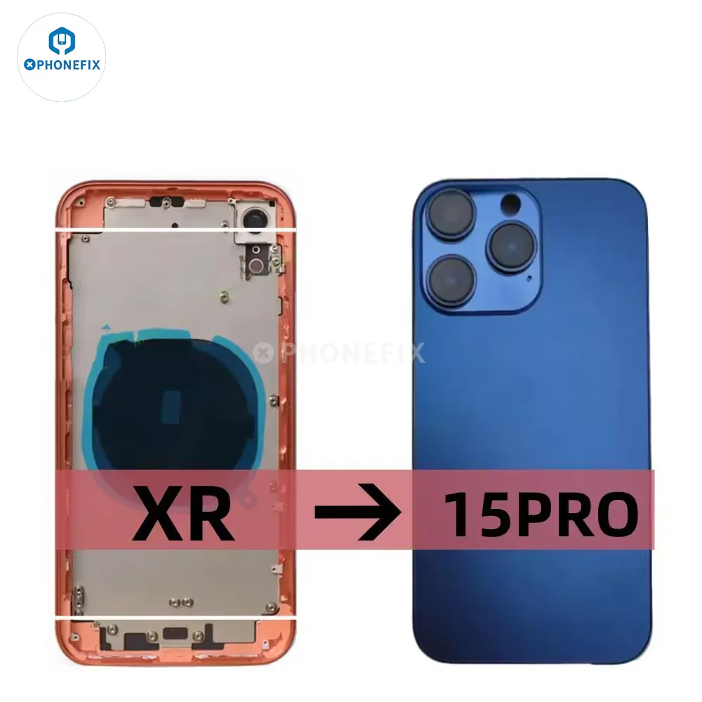 DIY iPhone XR Back Housing To iPhone 14 Pro/15 Pro Battery Cover - Image 6