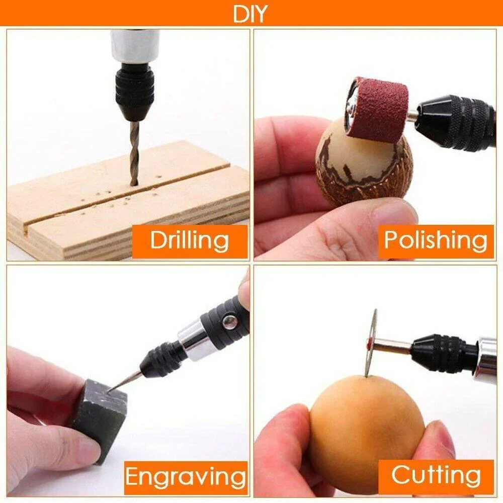 DIY Small Electric Micro Engraving Pen Rotary Carving Tool Kit - Image 6