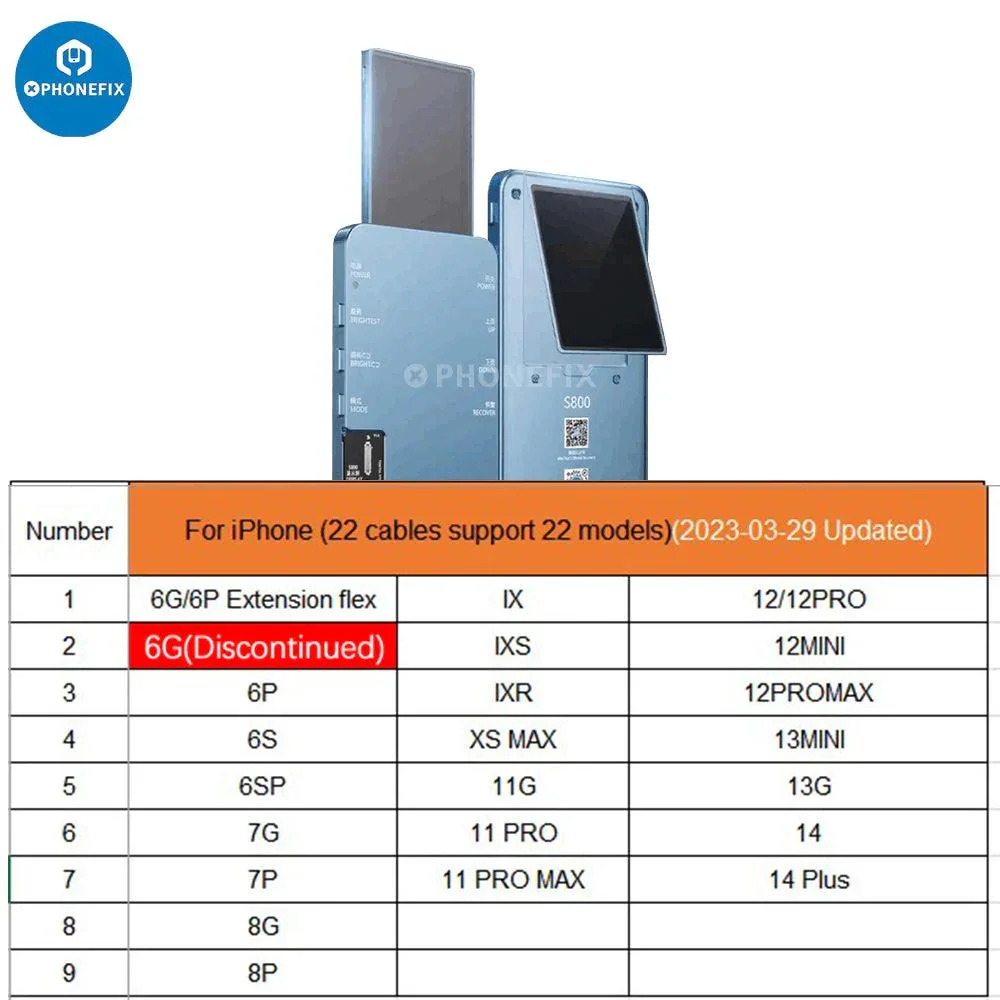 DL S800 Screen Tester For iPhone Samsung Huawei Xiaomi Oppo Vivo - Image 4